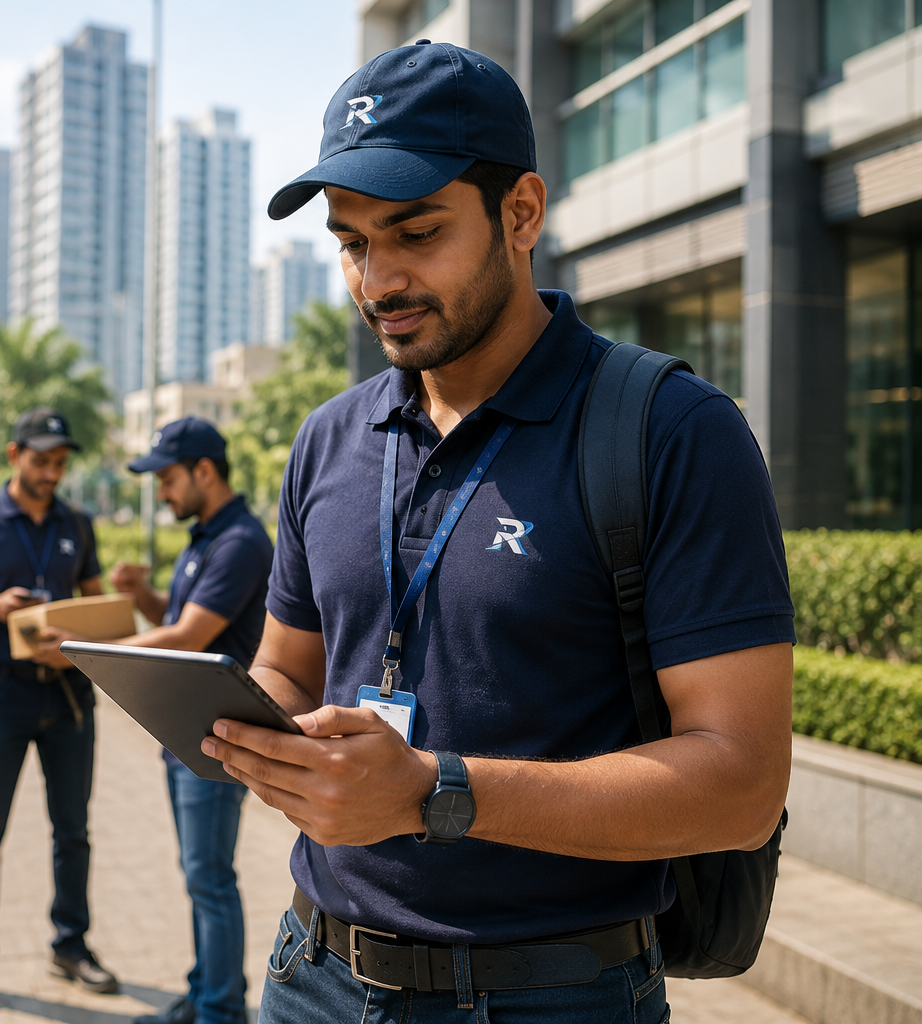 Field agent onboarding a merchant
